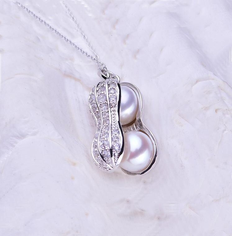 Chic Jordnöt Hängande Halsband