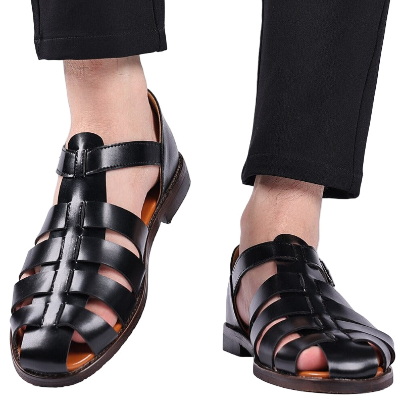 Variant image for Herr Sandaler Läder Elegant Design Bekväm Passform-41