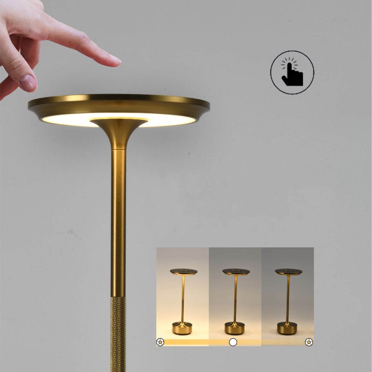 Aluminum Touch Switch Lamp