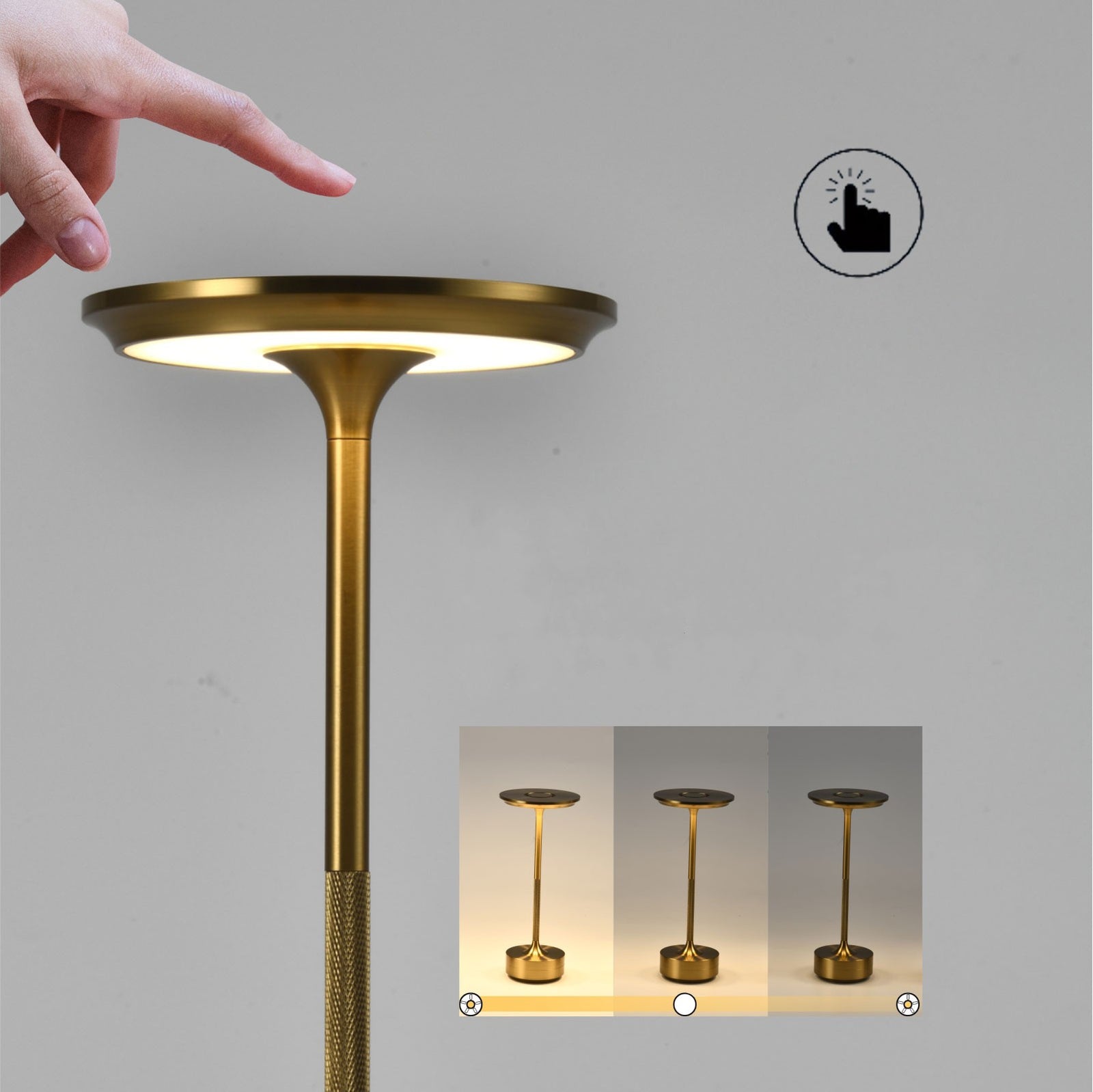 Aluminum Touch Switch Lamp