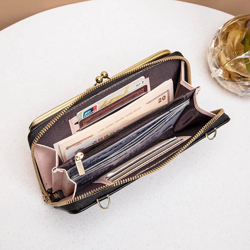Dam Crossbody Väska Modern Veganskt Läder 6