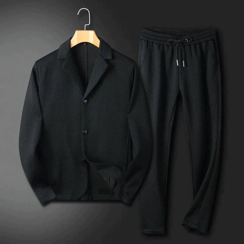Variant image for Herrens Tvådelade Set Elegant Design Polyester-7