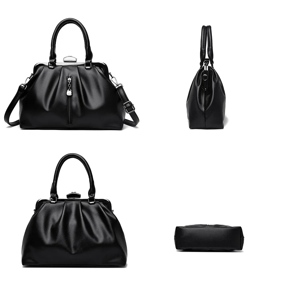 Dam Crossbody Väska Trendig PU-Läder Praktisk Stylish 6