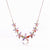 Skimrande Zircon Floral Halsband