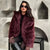 Dam Vinterjacka Plysch Varm Trendig Polyester 3