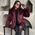 Dam Vinterjacka Plysch Varm Trendig Polyester 4