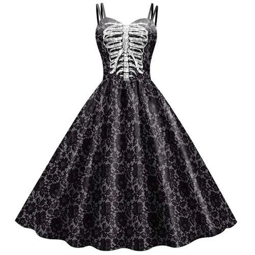 Damklänning Gotisk A-linje Vintage Stil 1