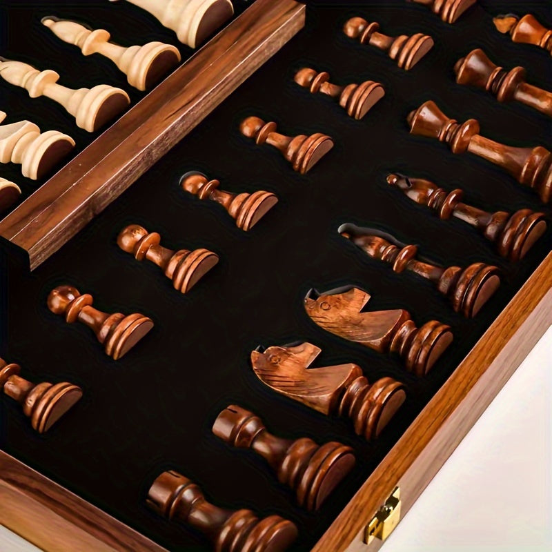 Schackset i trä för tävlingar 5