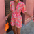Dam Jumpsuit Trendig Design Andningsbart Bomull-2