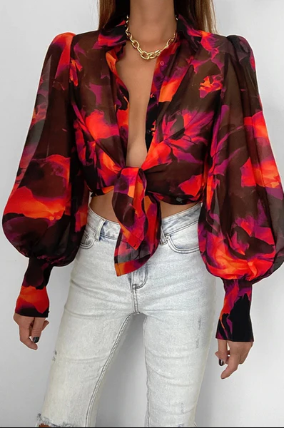 Variant image for Dam Blus Elegant Stretchmaterial för Vardags- och Festbruk-17