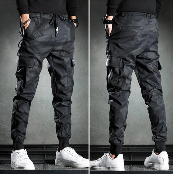Herrbyxor Slim-Fit Polyester-Bomull för Formella och Avslappnade Tillfällen-5