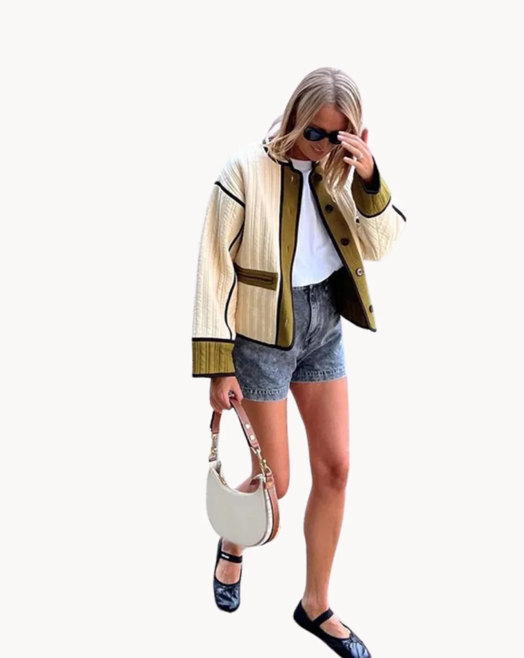 Kvinnor Jacka Mångsidig Stil Polyester-Bomullsblandning 6