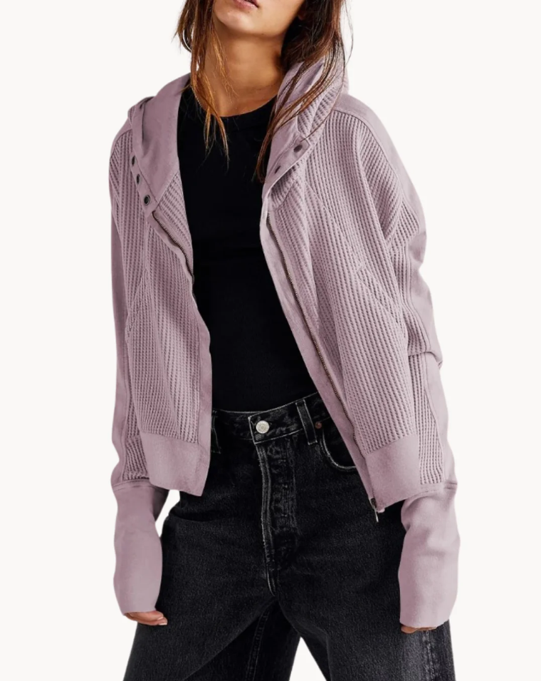 Kvinnors Elegant Mantel Mjuk Polyester 4