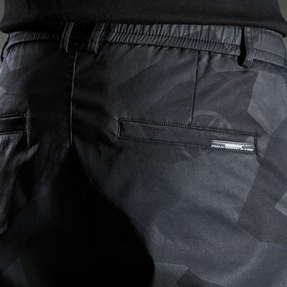 Herrbyxor Slim-Fit Polyester-Bomull för Formella och Avslappnade Tillfällen-4