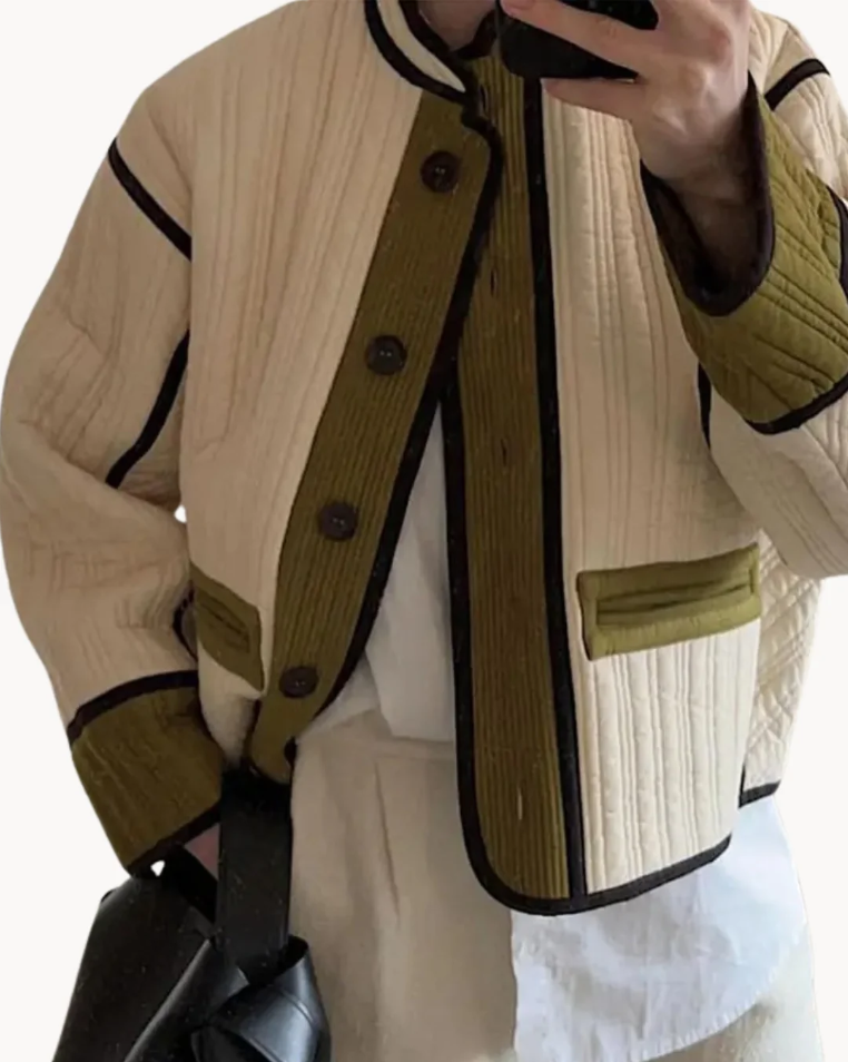 Kvinnor Jacka Mångsidig Stil Polyester-Bomullsblandning 4