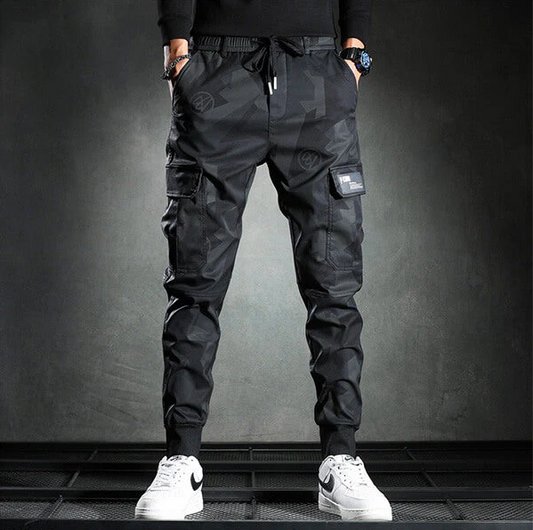 Herrbyxor Slim-Fit Polyester-Bomull för Formella och Avslappnade Tillfällen-2