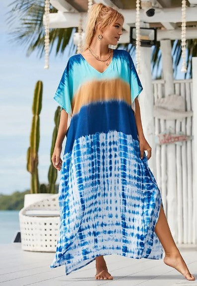 Variant image for Kvinnors Lång Boho Klänning Grafiskt Regnbåge Polyester-9