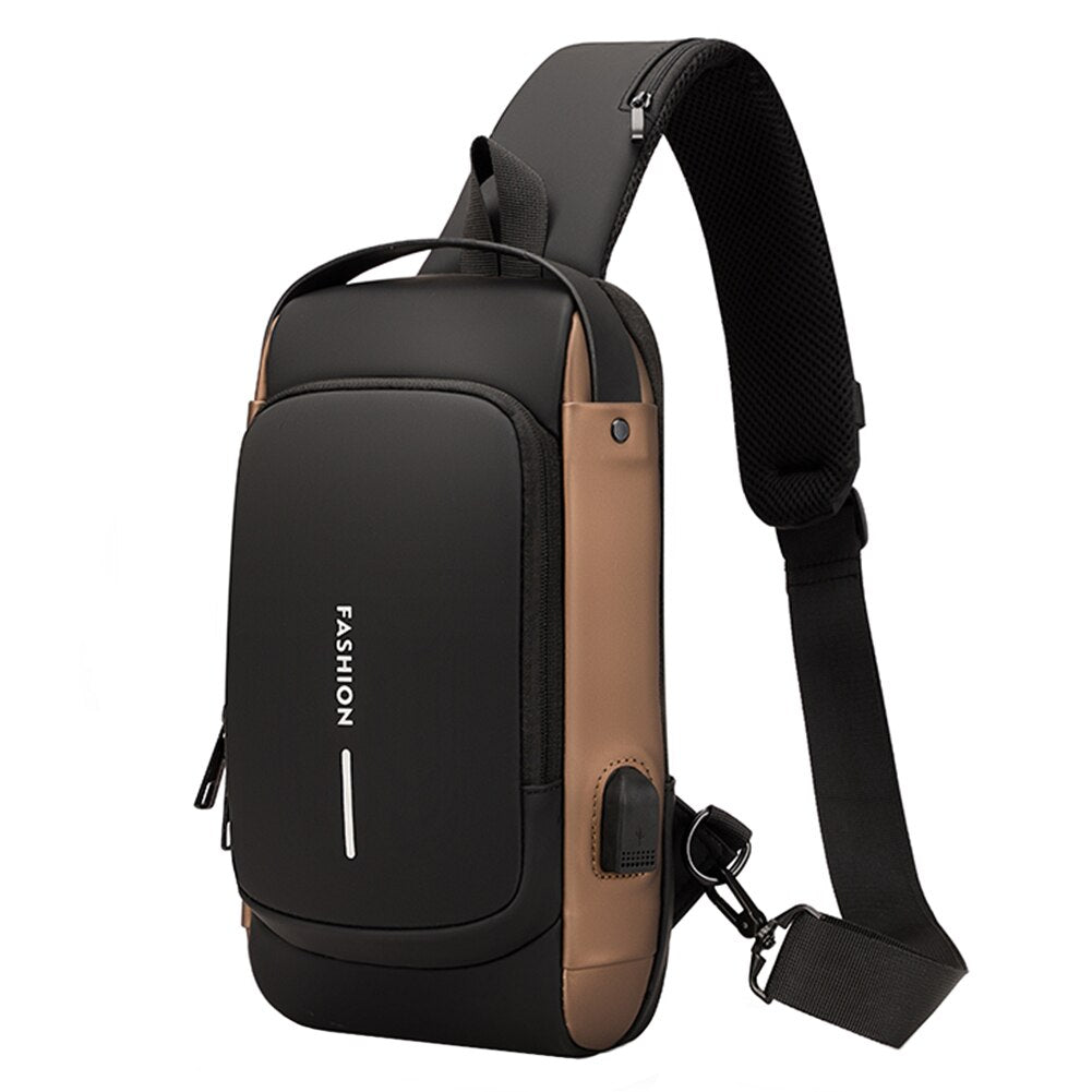 USB-laddning Cross Body Väska