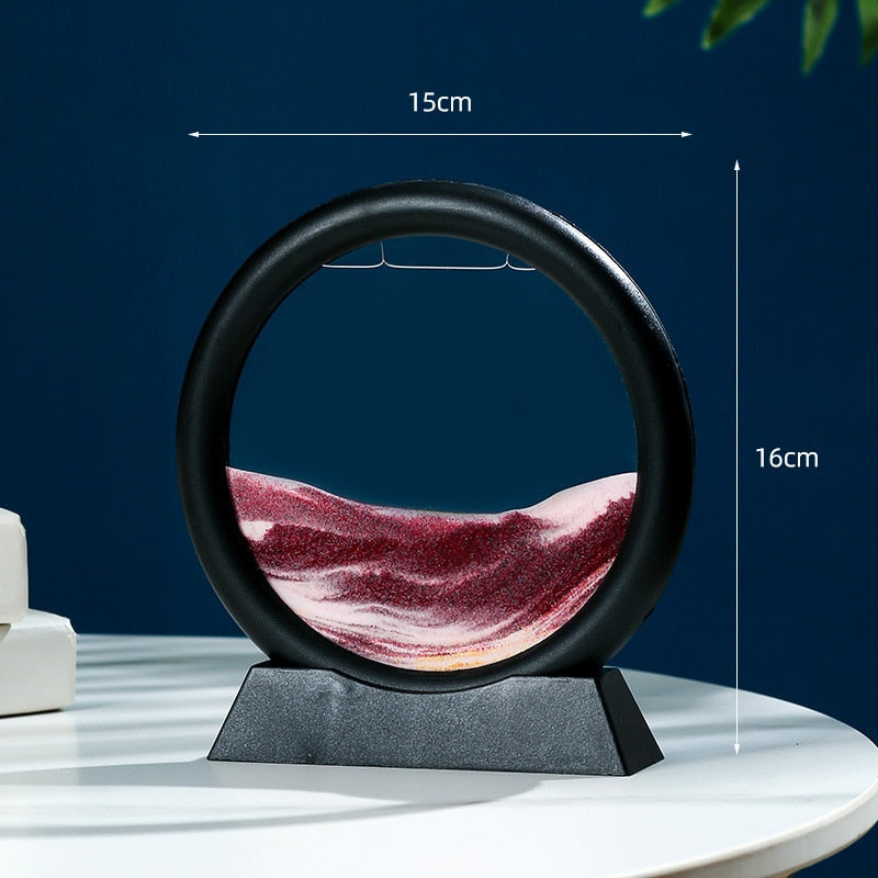 Dynamisk display för sandkonst