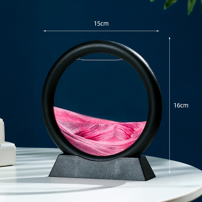 Dynamisk display för sandkonst
