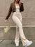 Dam Jumpsuit Stropplös Elegant Polyester med Blommiga Ben-1