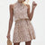 Damklänning Mini Halter Modern Polyester 3
