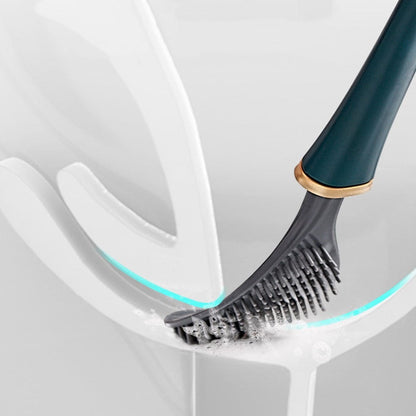 Silikon Toalettborste Väggmonterad Ergonomiskt Handtag 4