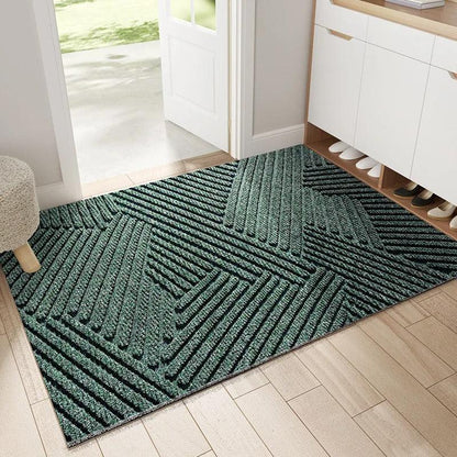 Skandinavisk PVC-dörrmatta med halkfri design 0