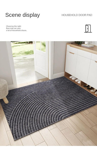 Skandinavisk PVC-dörrmatta med halkfri design 8