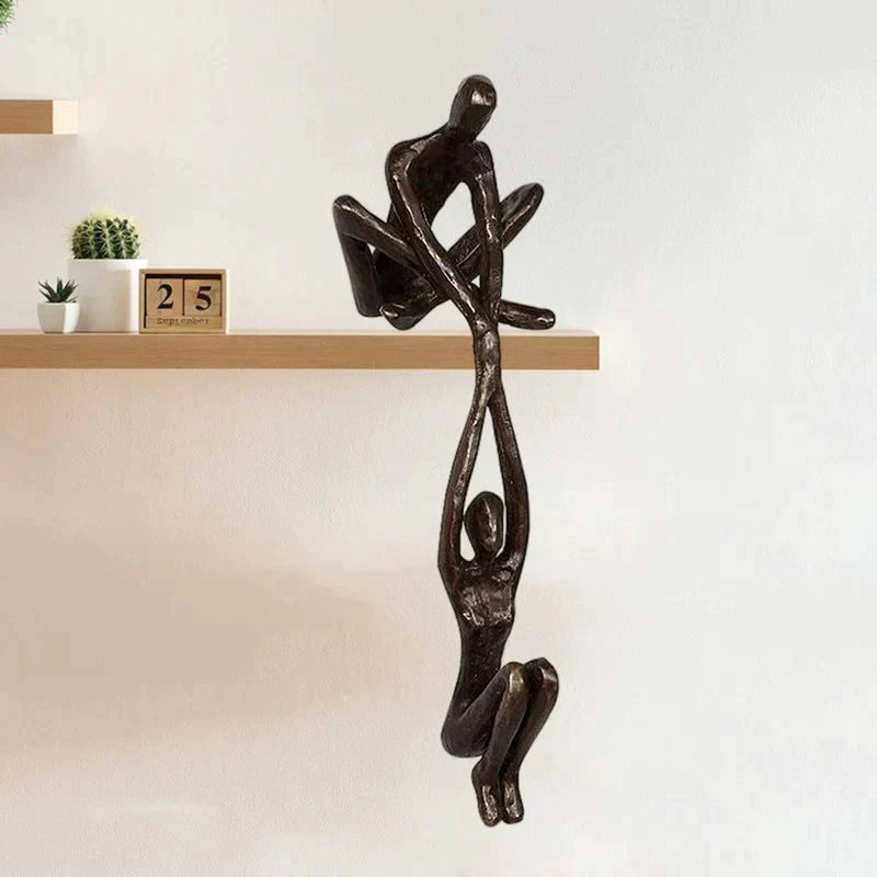 Skulptur av Kärlek och Styrka i Konstharp för Hemmet 6