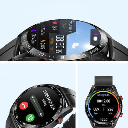 Smartwatch för Hälsoövervakning med Blodsockermätning och Vattentålig Design 3