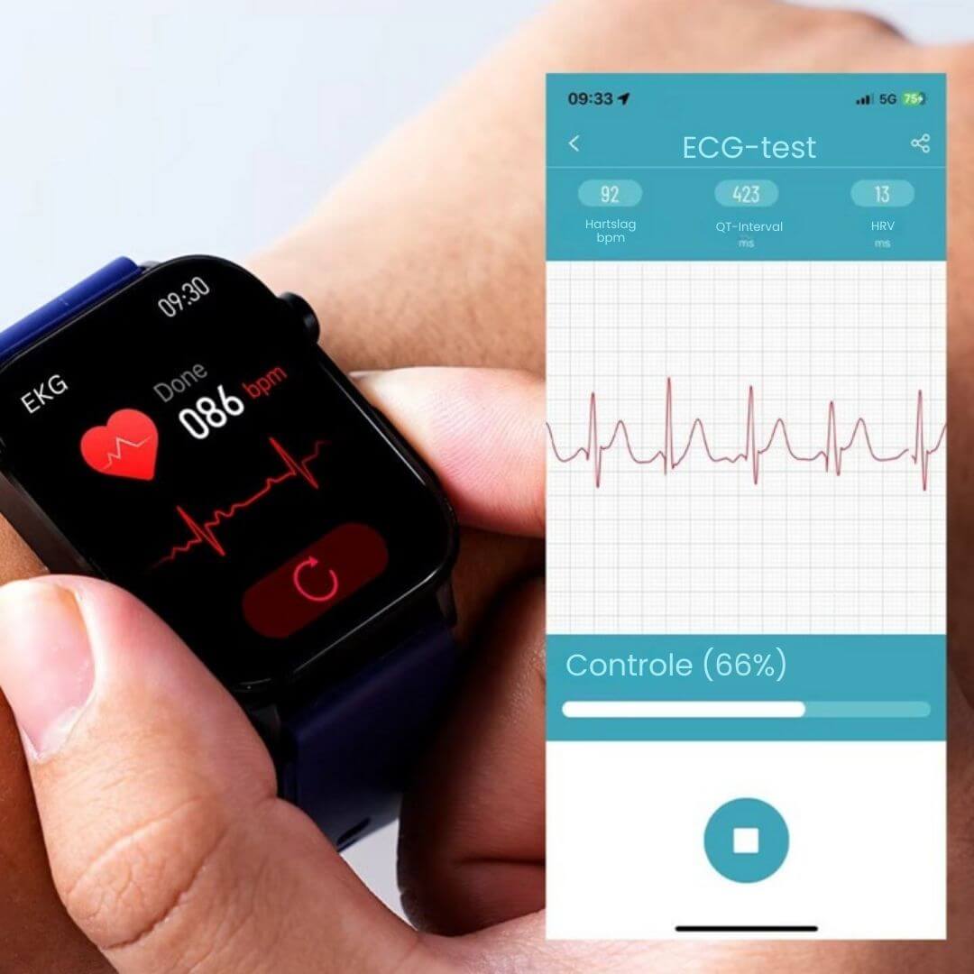 Smartklocka för seniorer med hälsomonitorering och GPS