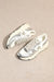 Sneakers för män i atletisk stil i silver 1