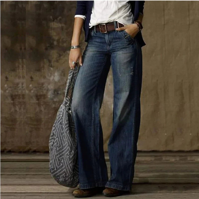 Snygga Byxor Dam Vintage Vida Jeans 1