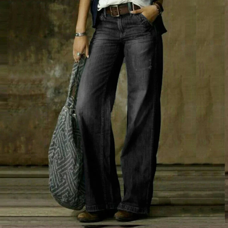 Snygga Byxor Dam Vintage Vida Jeans 3