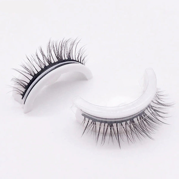 Variant image for Kvinnors Återanvändbara Självhäftande Ögonfransar Syntetiska Svart-1