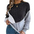 Stickad Dam Tröja Färgglad Design Polyester Avslappnad Passform 0