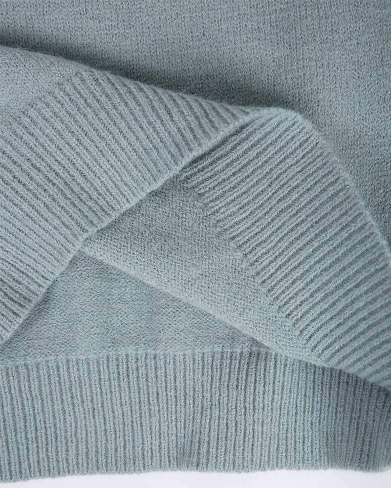 Stickad Dam Tröja Nordisk Design Mjuk Akrylblandning 6