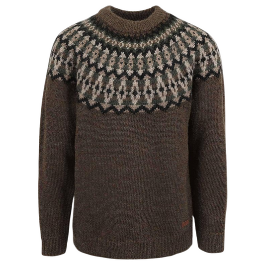Stickad Dam Tröja Retro Stil Varm och Mysig 0