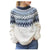 Stickad Dam Tröja Rund Hals Färgglad Pullover 4