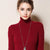 Stickad Dam Tröja Turtleneck Mönstrad Långärmad 10