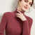 Stickad Dam Tröja Turtleneck Mönstrad Långärmad 3