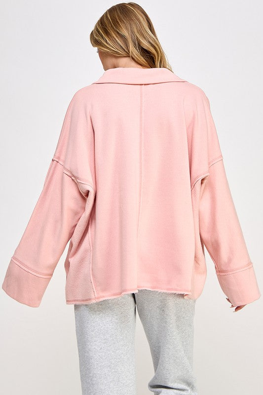 Stickad Dam Tröja V-ringad Dolmanärmar Mjuk Textil 2