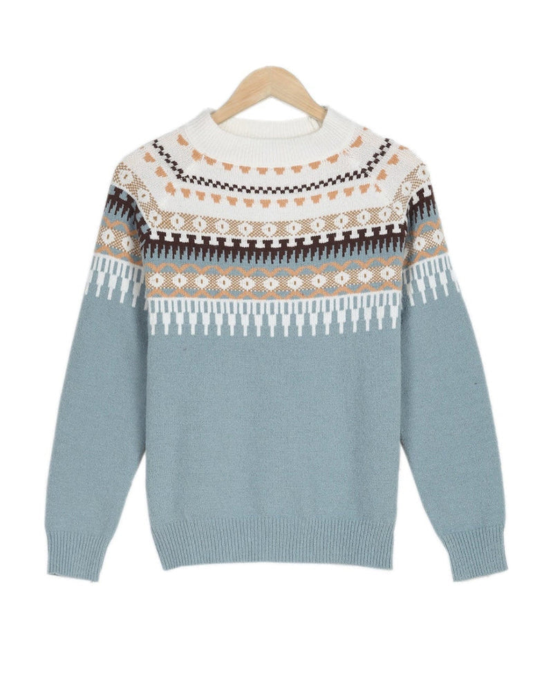 Stickad Dam Tröja med Stilren Design för Vardags- och Festlook 8