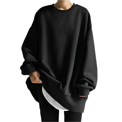 Stora Storlekar Pullover för Damer i Modern Stil 0