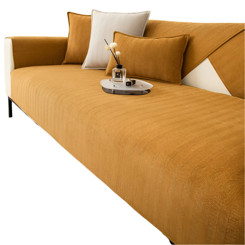 Stretchbar Bankovertrek för Hemmet i Polyester-Spandex 0