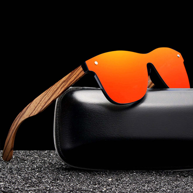 Sunglasses with Zebrano Wood Frame 2
