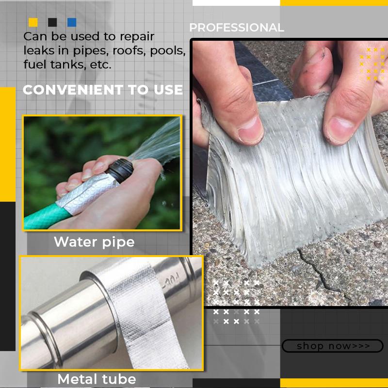 Vattentätt Reparationsband Polymersyntetiskt Butylgummi 5 Meter-5