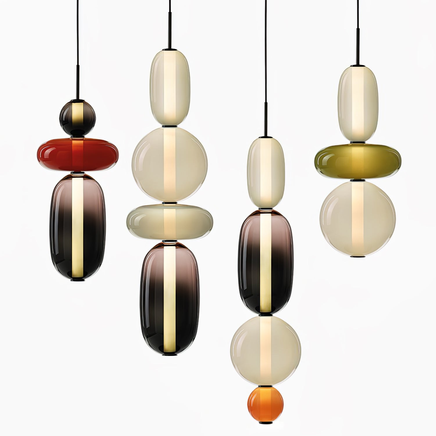 Taklampa i Glas Modern Design 1