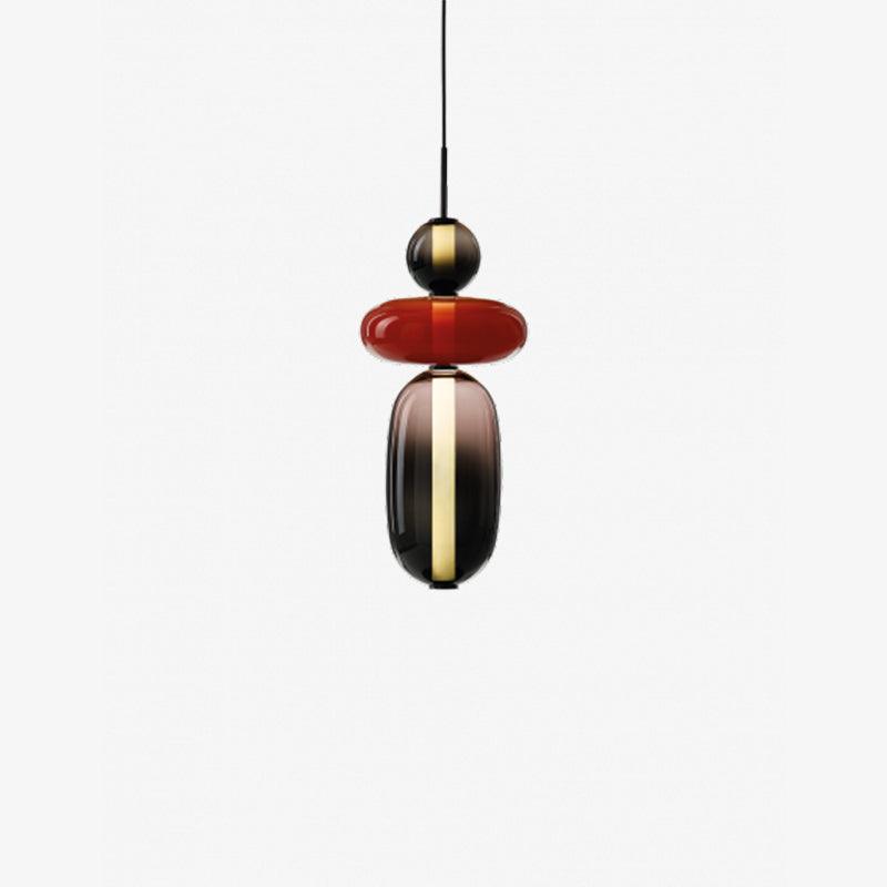 Taklampa i Glas Modern Design 11